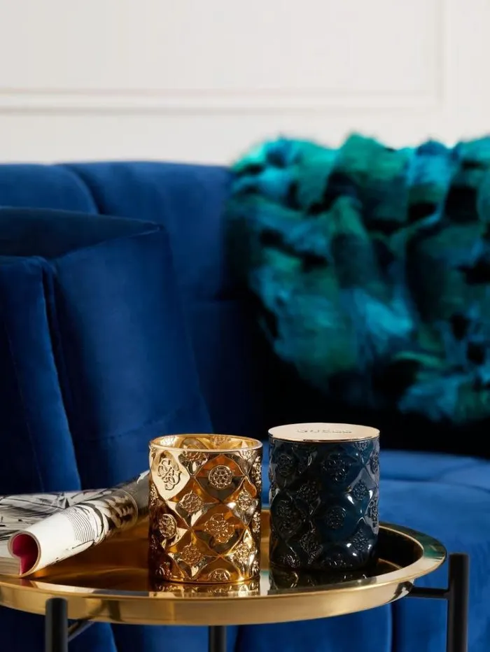 Women peony Diamond Cut034 Candle Blue Guess Home Collection