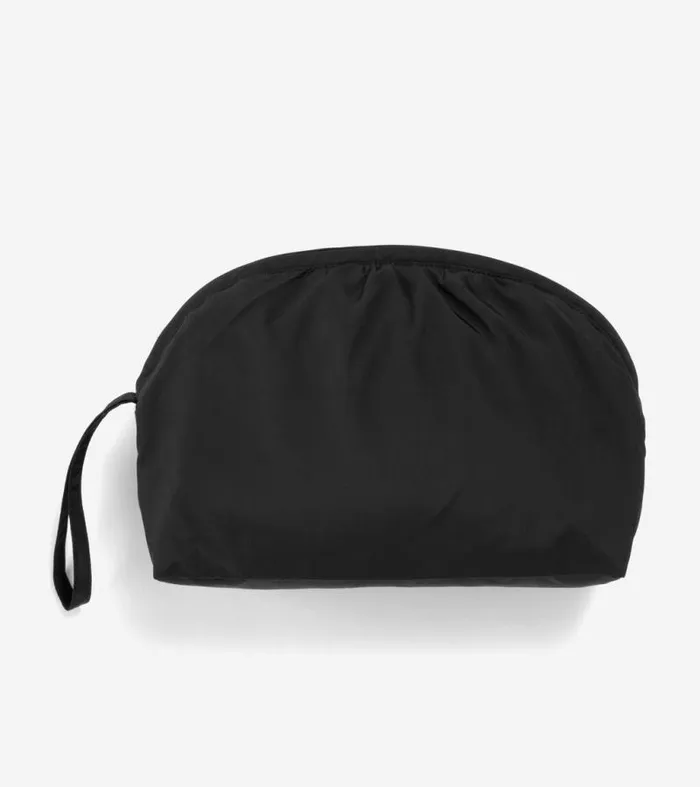 Women Rain Jackets Cole Haan Packable Travel Rain Anorak Black