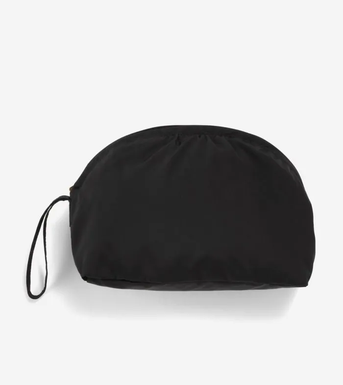 Women Rain Jackets Cole Haan Signature Packable Hooded Rain Jacket Black