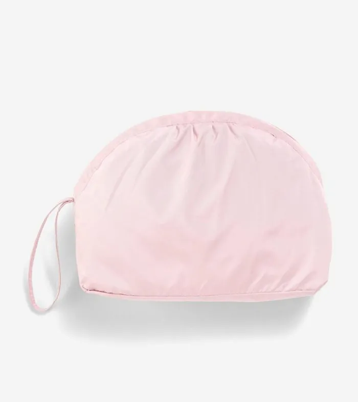 Women Rain Jackets Cole Haan Signature Packable Hooded Rain Jacket Canyon Rose