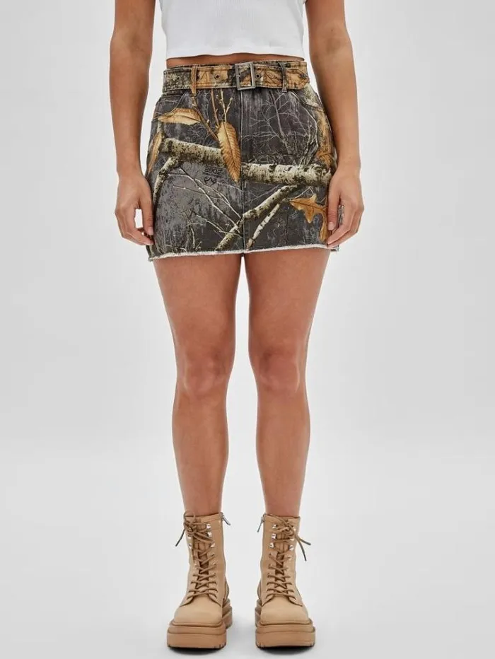 Women Realtree Camouflage Skirt Brown Multi Guess Skirts And Shorts