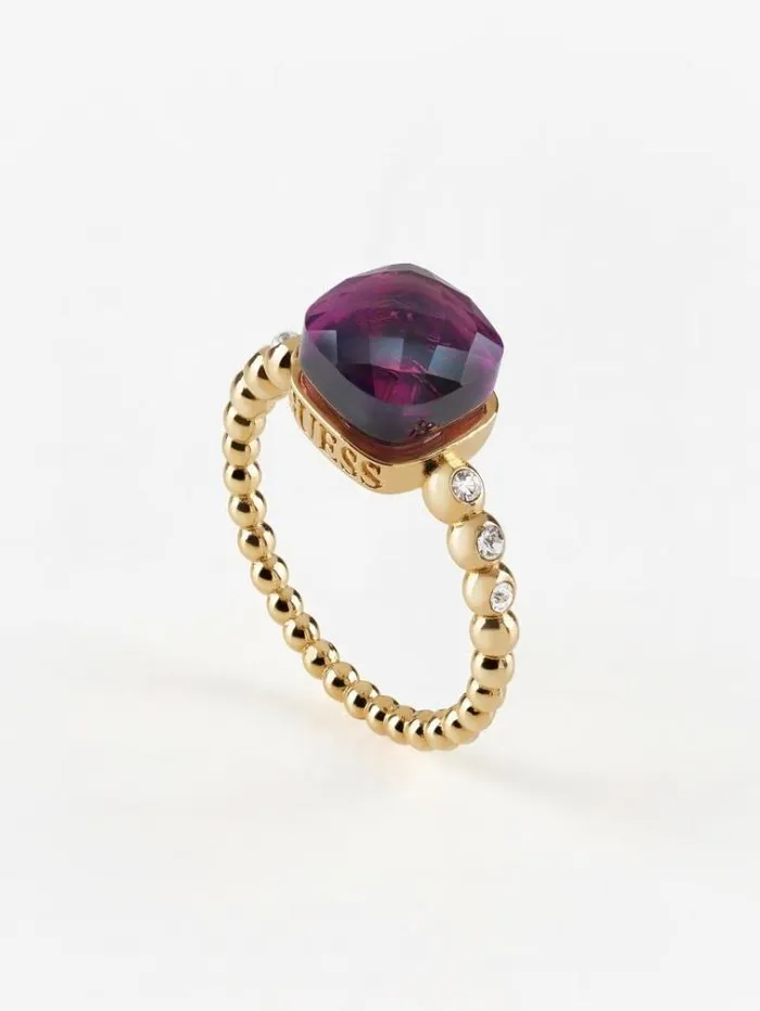 Women reflections Ring Gold Guess Jewellery