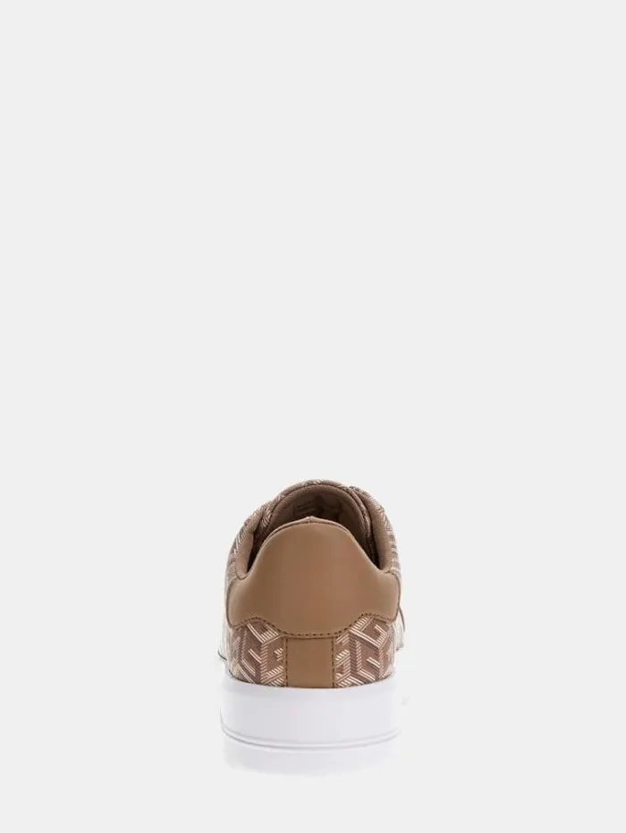 Women Reyhana G Cube Logo Sneakers Brown Multi Guess Sneakers