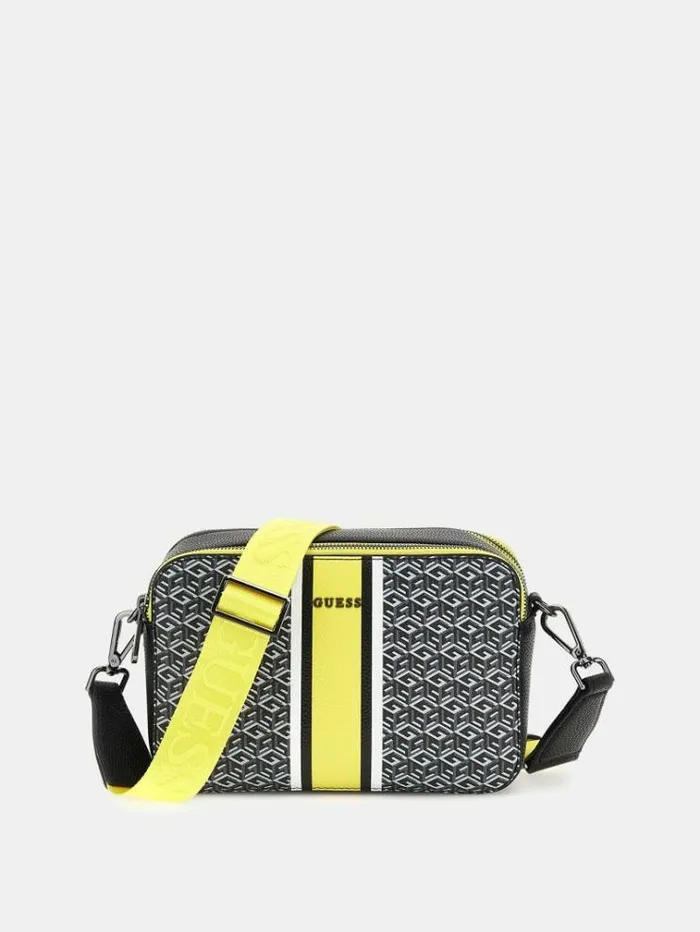 Women Rianee G Cube Crossbody Multicolor Pattern Guess Crossbody Bags
