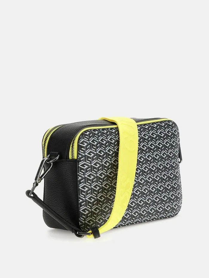 Women Rianee G Cube Crossbody Multicolor Pattern Guess Crossbody Bags