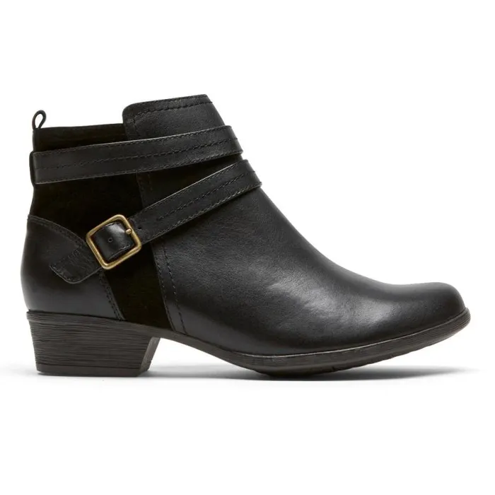 Women Rockport Boots and Booties Carly Strap Boot Black