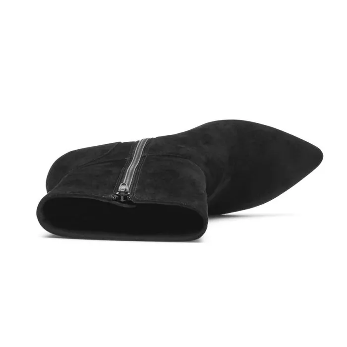 Women Rockport Boots and Booties Chalina Boot Black Kid Suede Women Rockport Boots and Booties Chalina Boot Black Kid Suede