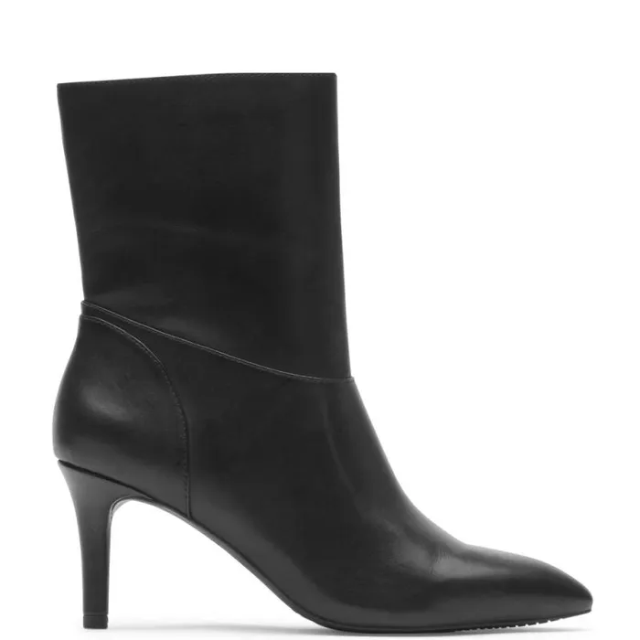 Women Rockport Boots and Booties Chalina Boot Black Leather Women Rockport Boots and Booties Chalina Boot Black Leather