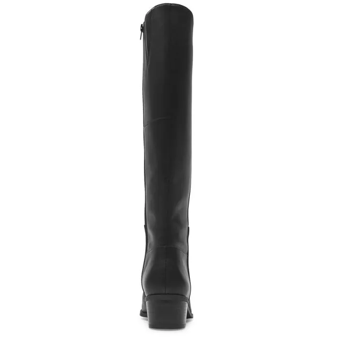 Women Rockport Boots and Booties Evalyn Tall Boot Black Lthr
