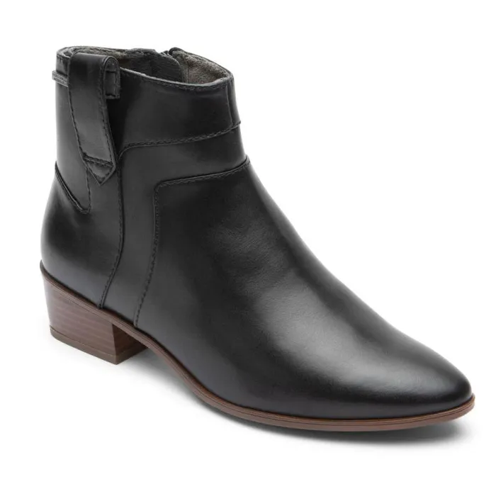Women Rockport Boots and Booties Geovana Waterproof Layered Boot Black Lthr Wp Women Rockport Boots and Booties Geovana Waterproof Layered Boot Black Lthr Wp