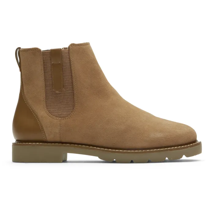 Women Rockport Boots and Booties Kacey Bootie Mocha Latte Suede