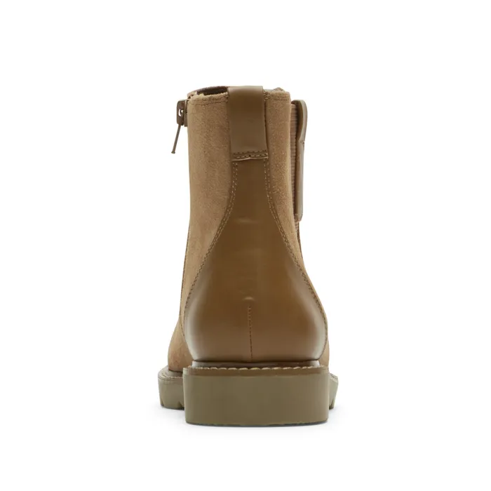 Women Rockport Boots and Booties Kacey Bootie Mocha Latte Suede
