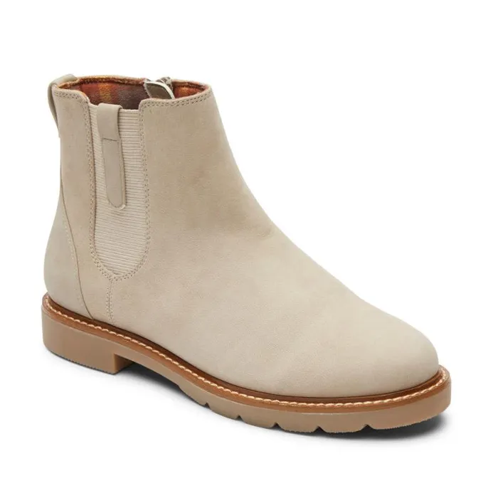 Women Rockport Boots and Booties Kacey Bootie Taupe Nubuck