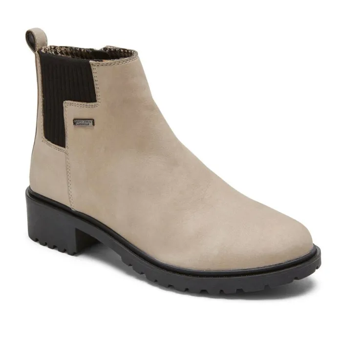 Women Rockport Boots and Booties Ryleigh Waterproof Chelsea Boot Taupe Nubuck Wp Women Rockport Boots and Booties Ryleigh Waterproof Chelsea Boot Taupe Nubuck Wp