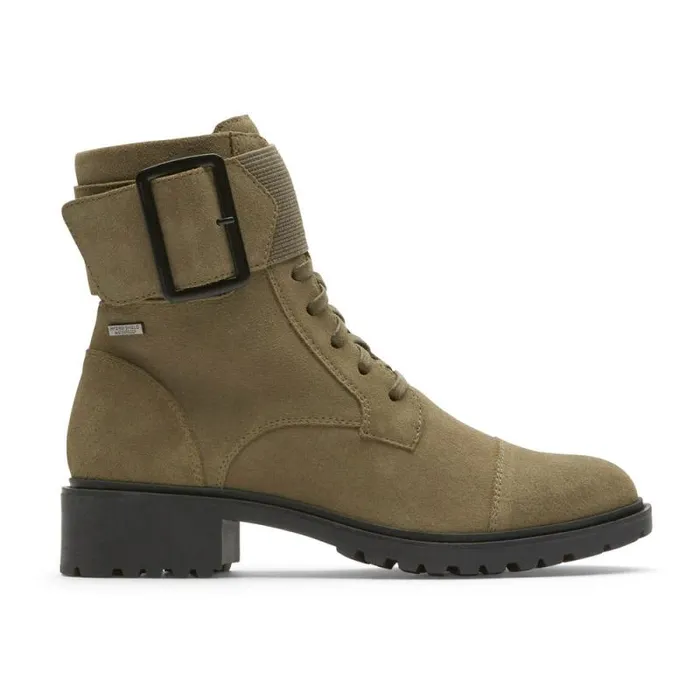 Women Rockport Boots and Booties Ryleigh Waterproof LaceUp Boot Forest Suede Wp