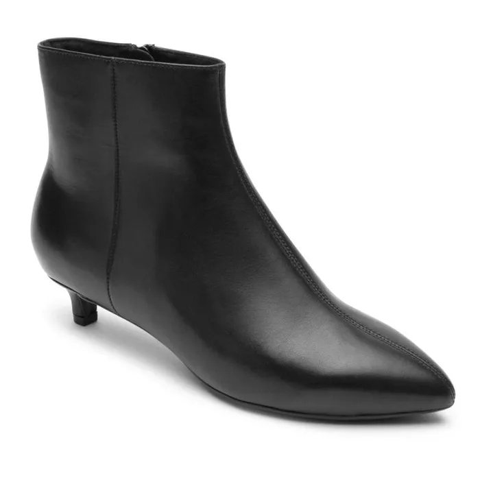 Women Rockport Boots and Booties Total Motion Kailyn Bootie Black Lthr