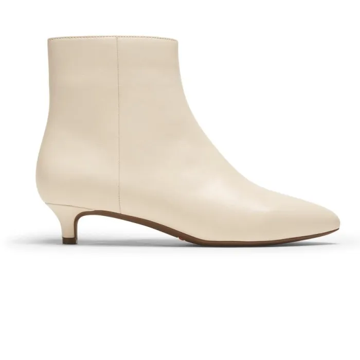 Women Rockport Boots and Booties Total Motion Kailyn Bootie Vanilla Lthr
