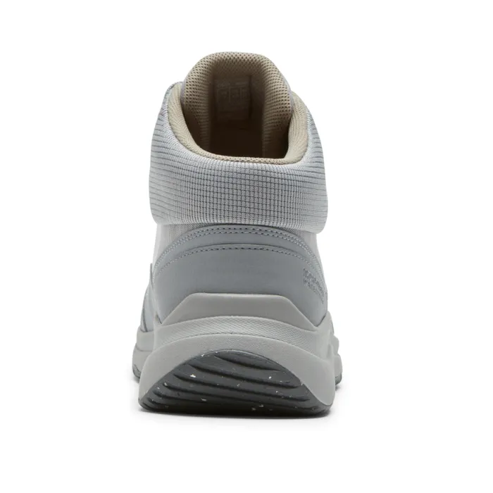 Women Rockport Boots and Booties Total Motion Trail Waterproof AllWeather Hiker Boot Grey Textile Wp Eco