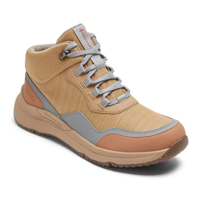 Women Rockport Boots and Booties Total Motion Trail Waterproof AllWeather Hiker Boot Tan Textile Wp Eco Women Rockport Boots and Booties Total Motion Trail Waterproof AllWeather Hiker Boot Tan Textile Wp Eco