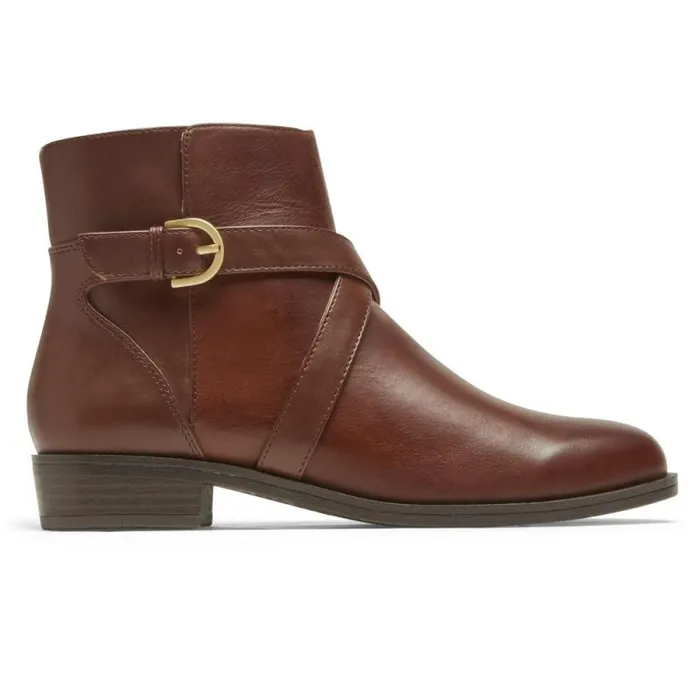 Women Rockport Boots and Booties Vicky Bootie Saddle Lthr