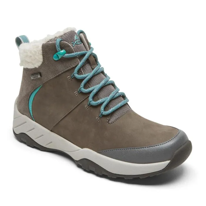 Women Rockport Boots and Booties XCS Spruce Peak Waterproof Boot Grey
