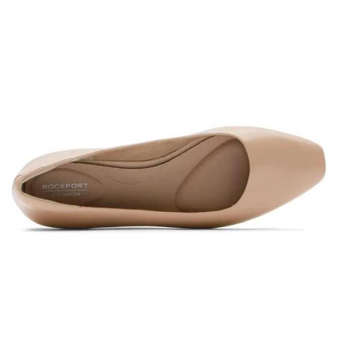 Women Rockport Flats Total Motion Laylani Plain Ballet Flat Farro