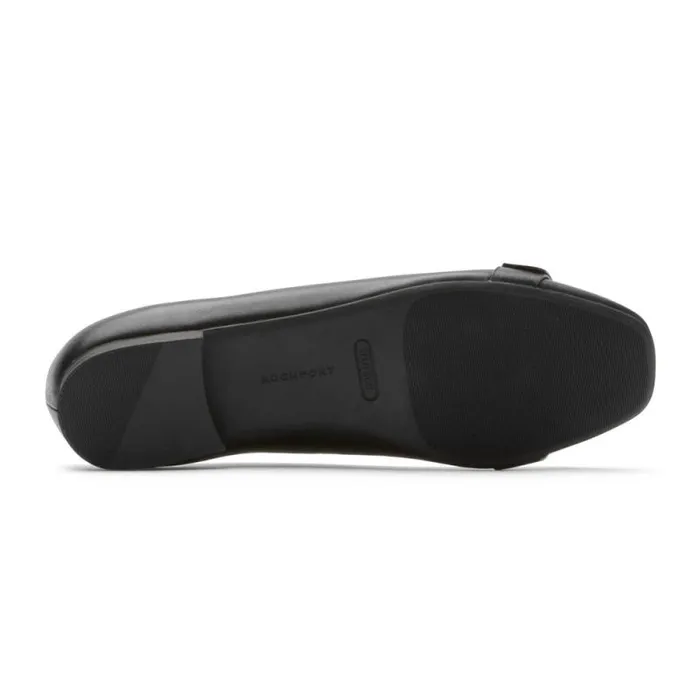 Women Rockport Flats Zoie Ring Ballet Flat Black