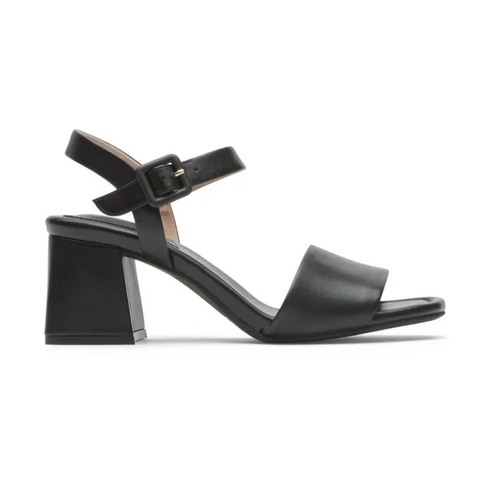 Women Rockport Heels Farrah 2Strap Heel Black