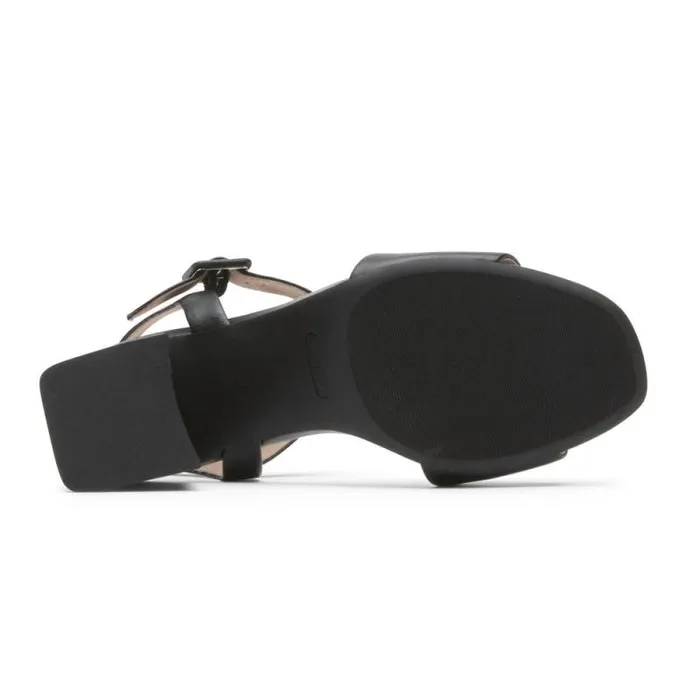 Women Rockport Heels Farrah 2Strap Heel Black