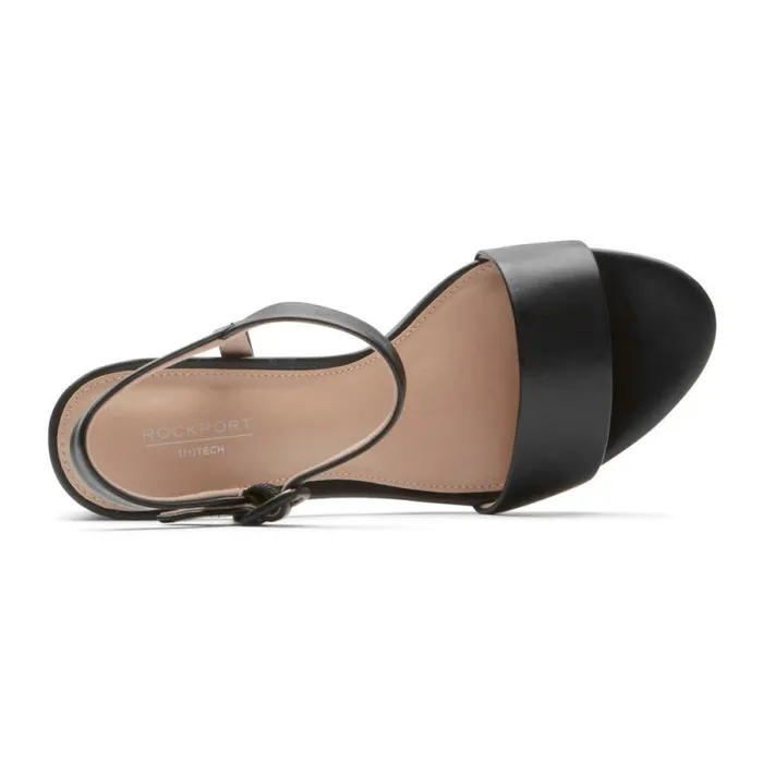 Women Rockport Heels Tabitha 2Strap Heel Black