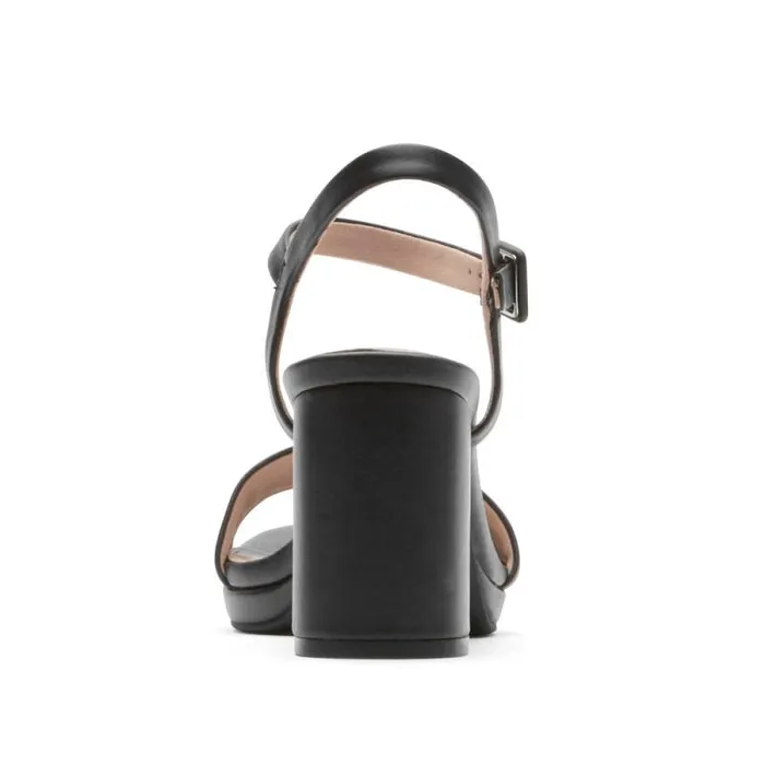 Women Rockport Heels Tabitha 2Strap Heel Black