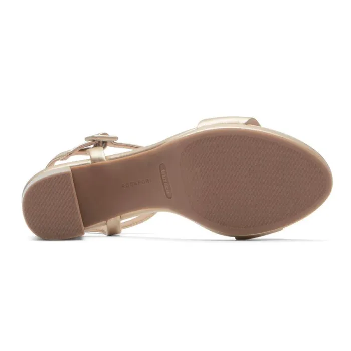 Women Rockport Heels Tabitha 2Strap Heel Starlight Synthetic