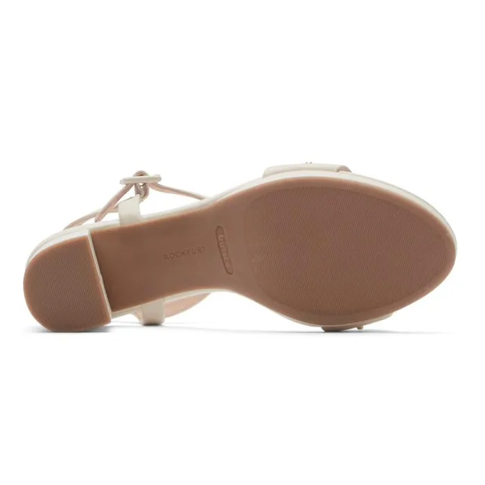 Women Rockport Heels Tabitha 2Strap Heel Vanilla Pearl