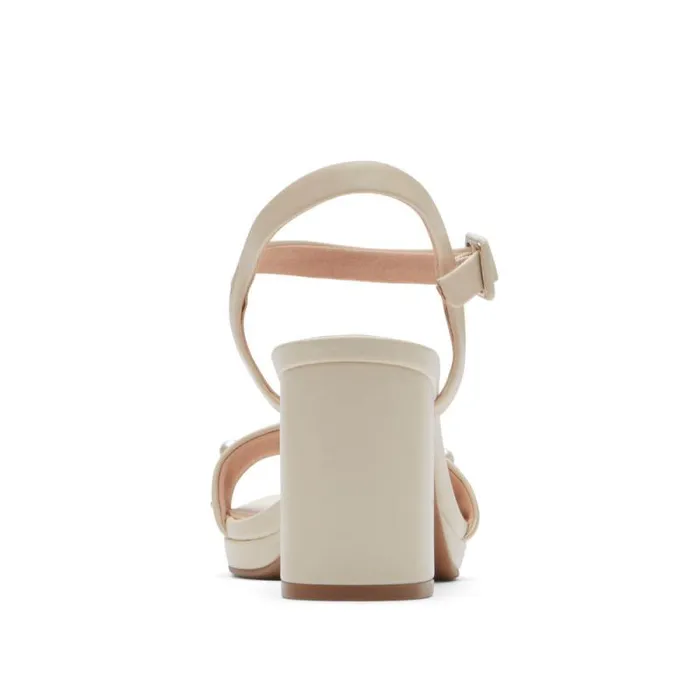 Women Rockport Heels Tabitha 2Strap Heel Vanilla Pearl