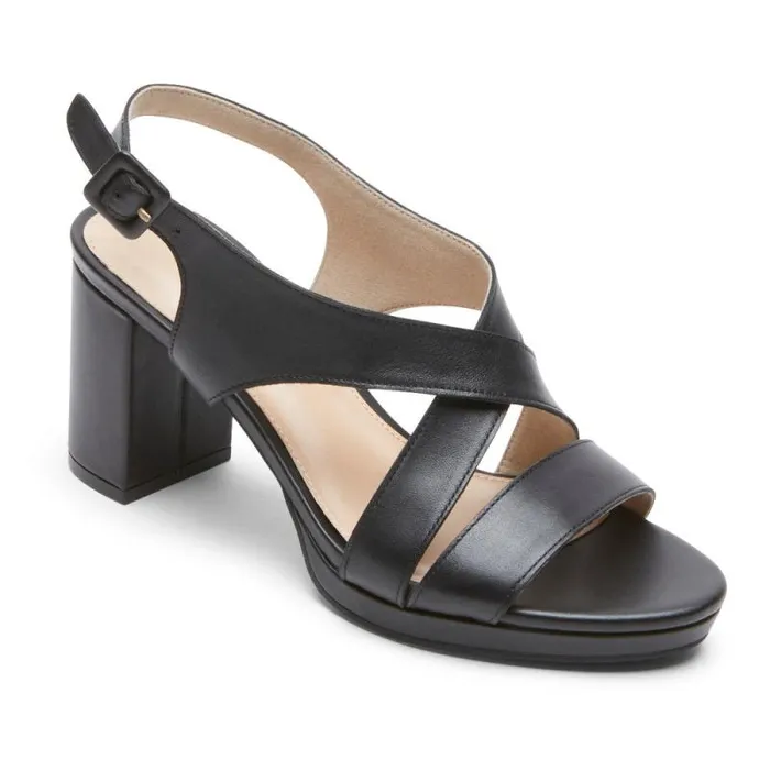 Women Rockport Heels Tabitha Slingback Heel Black