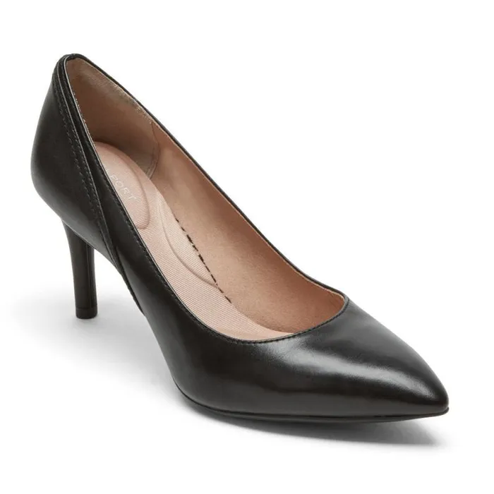Women Rockport Heels Total Motion 75mm Pieced Heel Black