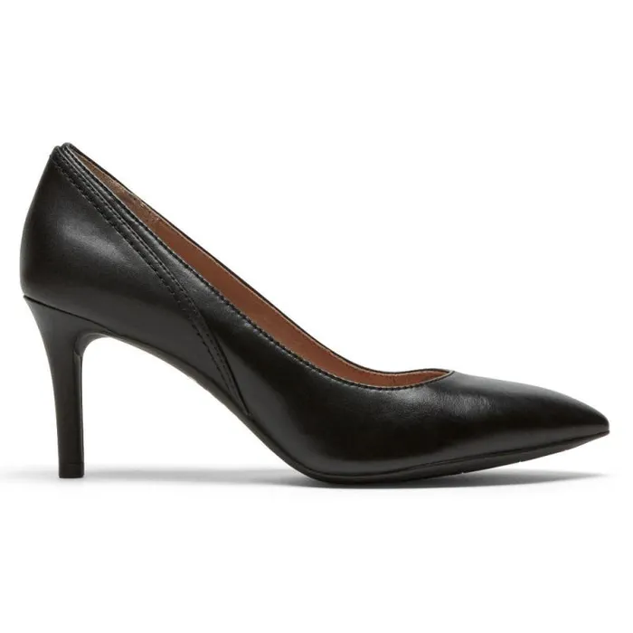 Women Rockport Heels Total Motion 75mm Pieced Heel Black