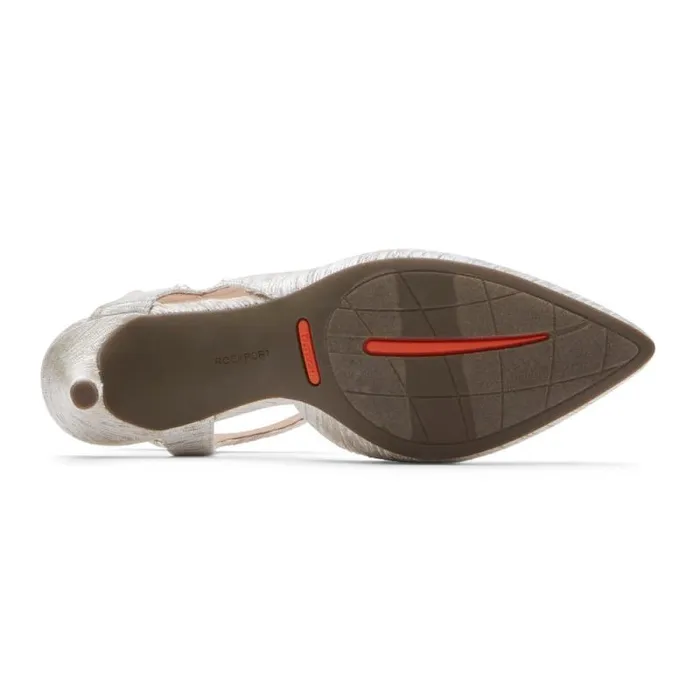 Women Rockport Heels Total Motion 75mm XStrap Heel Vanillapearl