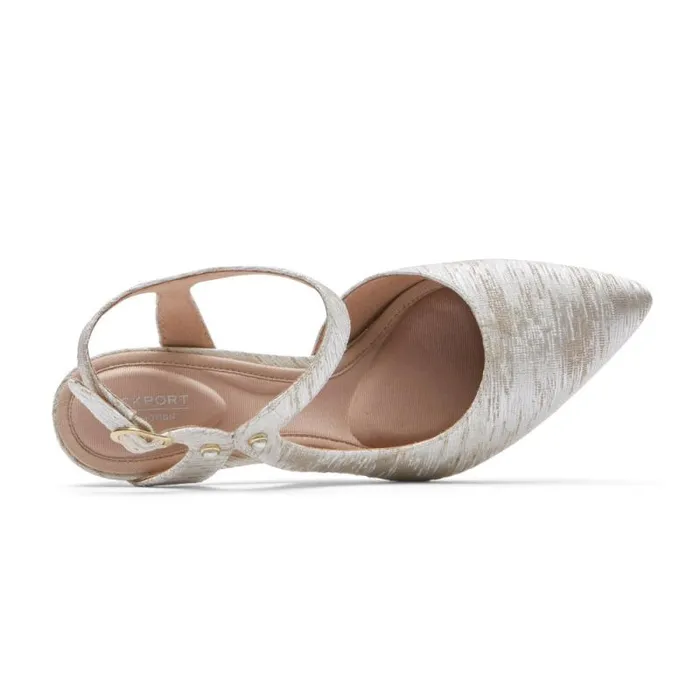 Women Rockport Heels Total Motion 75mm XStrap Heel Vanillapearl