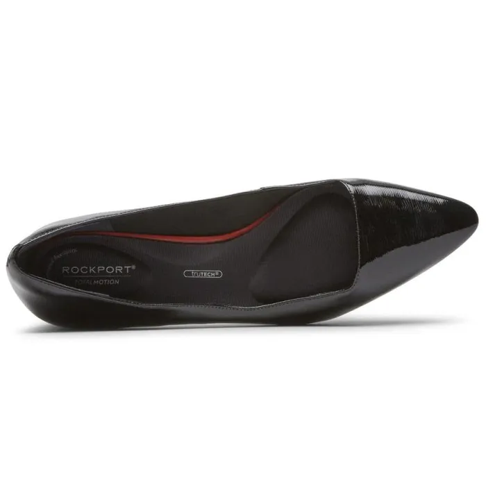 Women Rockport Heels Total Motion Gracie Heel Black Patent