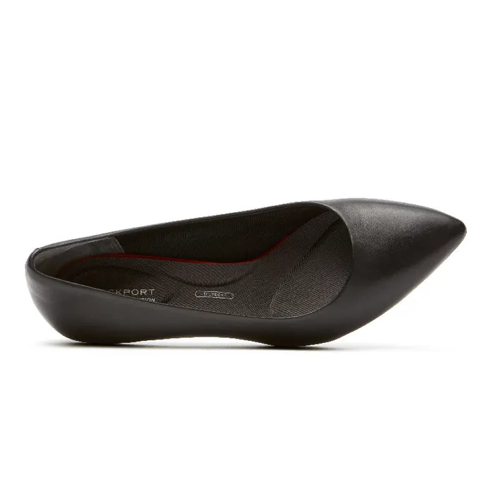 Women Rockport Heels Total Motion Kalila Heel Black Leather