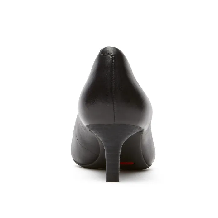 Women Rockport Heels Total Motion Kalila Heel Black Leather
