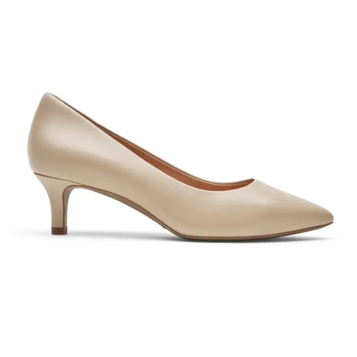 Women Rockport Heels Total Motion Kalila Heel Humus Leather