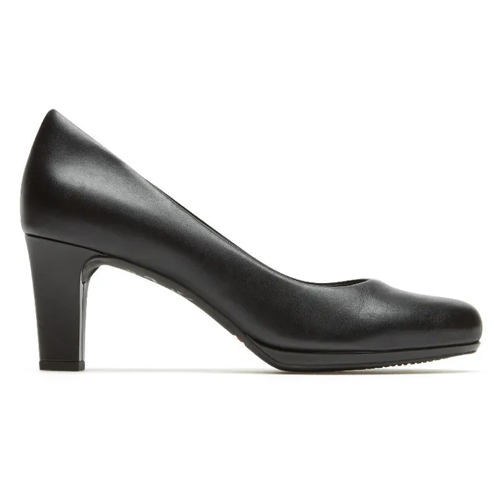 Women Rockport Heels Total Motion Leah Pump Black Nappa