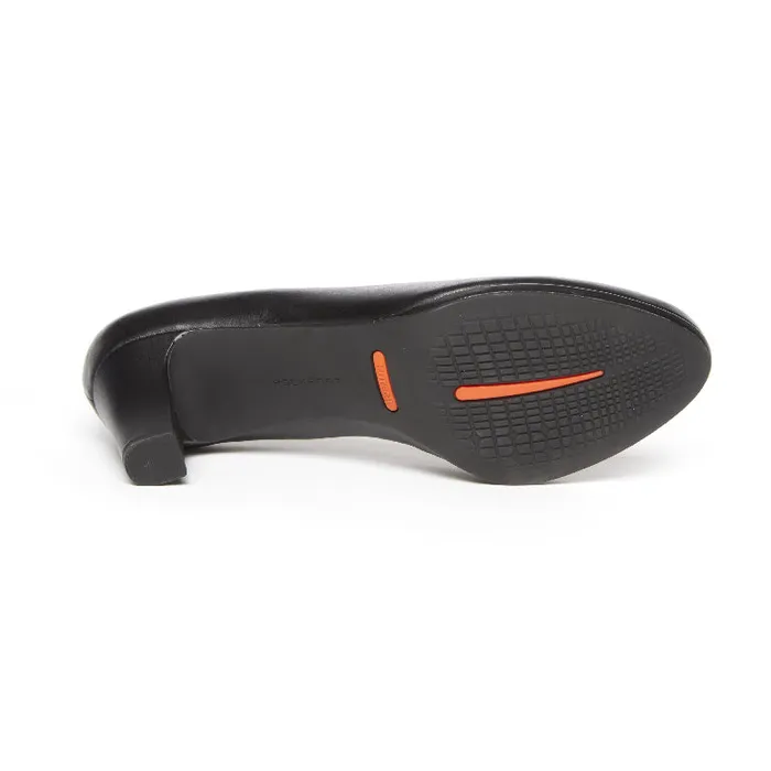 Women Rockport Heels Total Motion Leah Pump Black Nappa