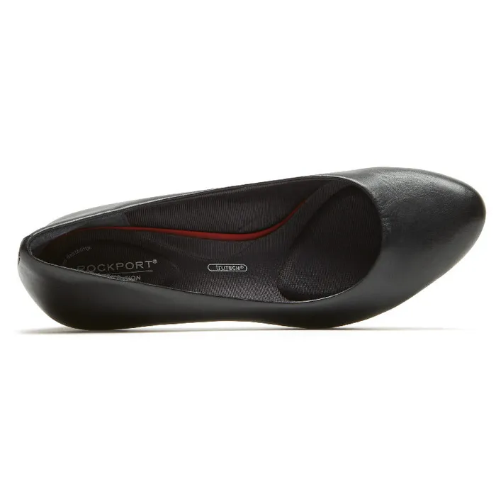 Women Rockport Heels Total Motion Leah Pump Black Nappa