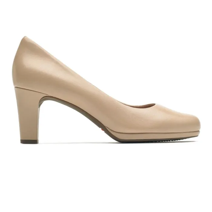 Women Rockport Heels Total Motion Leah Pump Nude