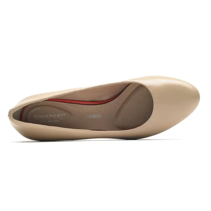 Women Rockport Heels Total Motion Leah Pump Nude