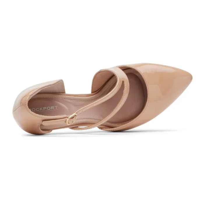 Women Rockport Heels Total Motion Sheehan Asymmetric Heel Farro Patent