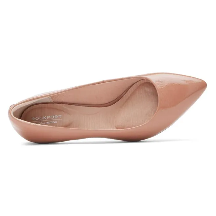 Women Rockport Heels Total Motion Sheehan Heel Au Natural Patent Lthr Women Rockport Heels Total Motion Sheehan Heel Au Natural Patent Lthr